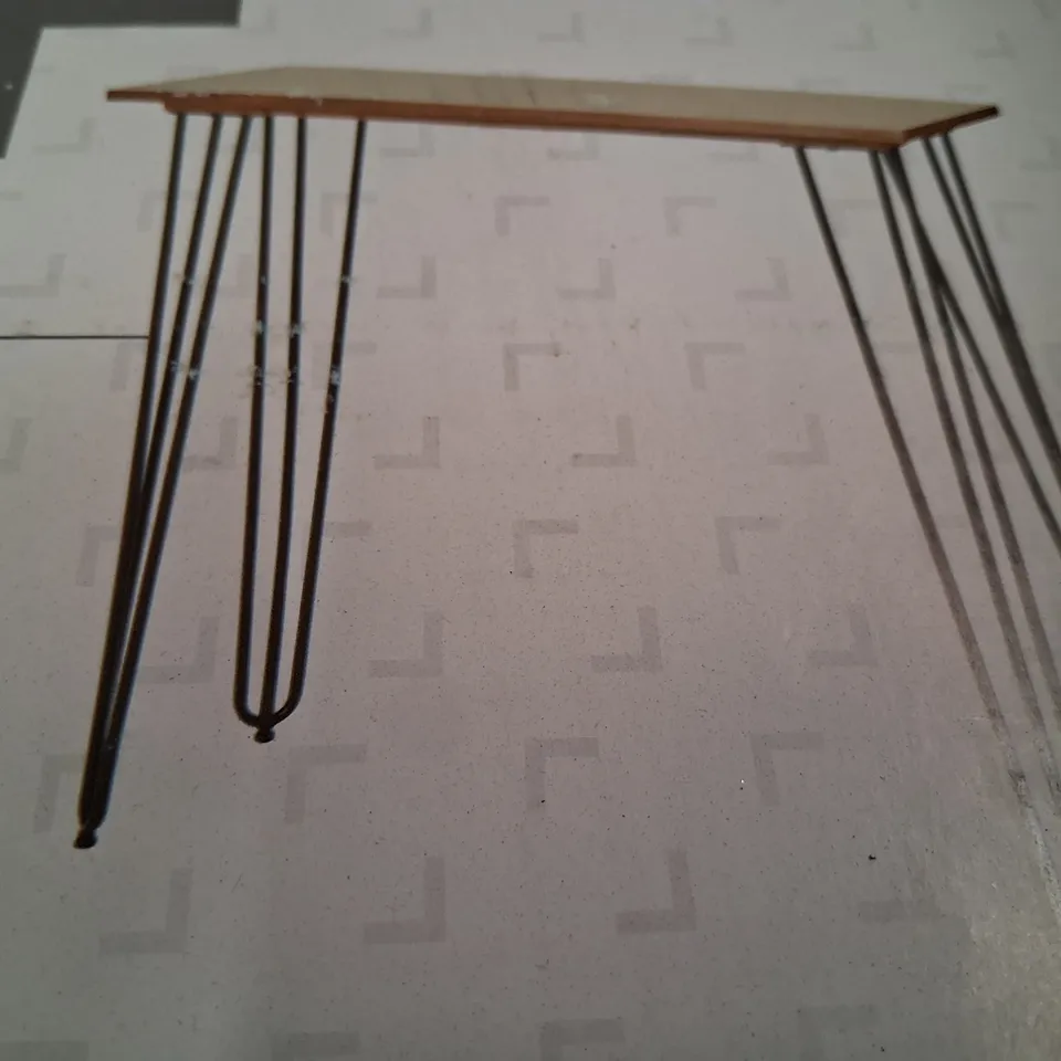 BOXED ZORRAS WALNUT AND VENEER CONSOLE TABLE