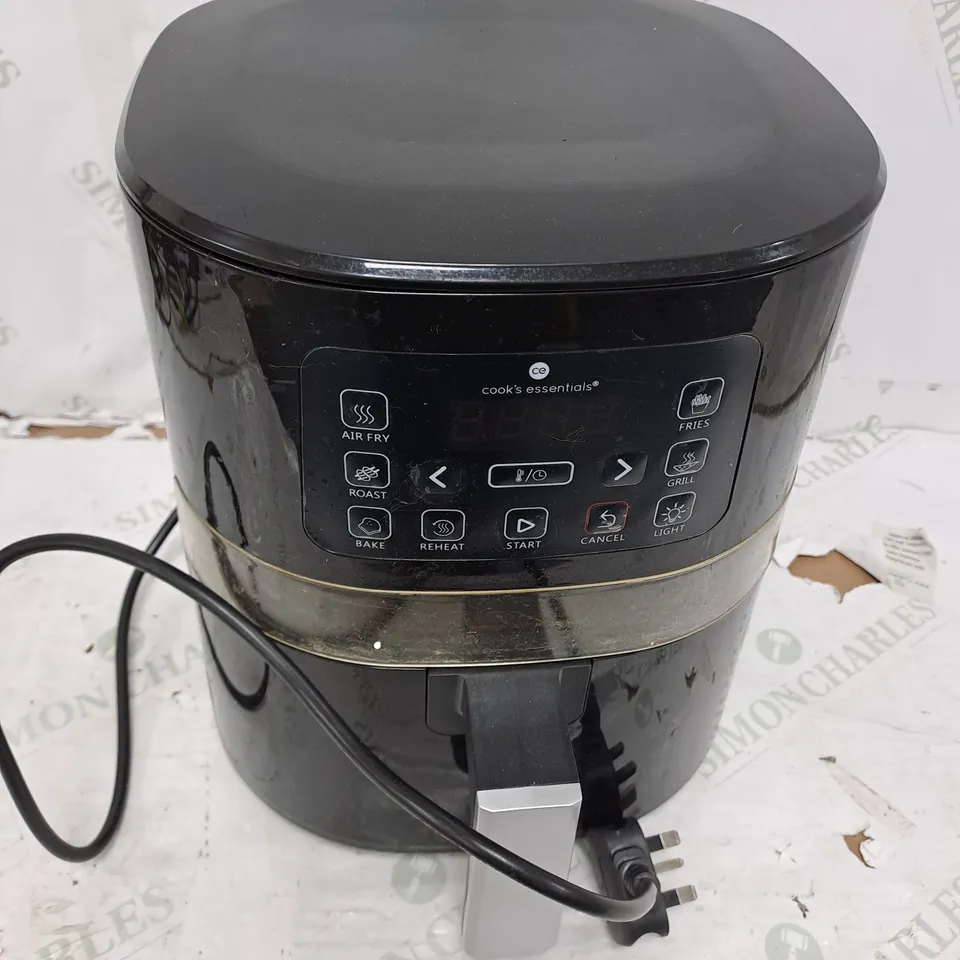 OUTLET COOK'S ESSENTIALS 4.0L AIR FRYER - BLACK
