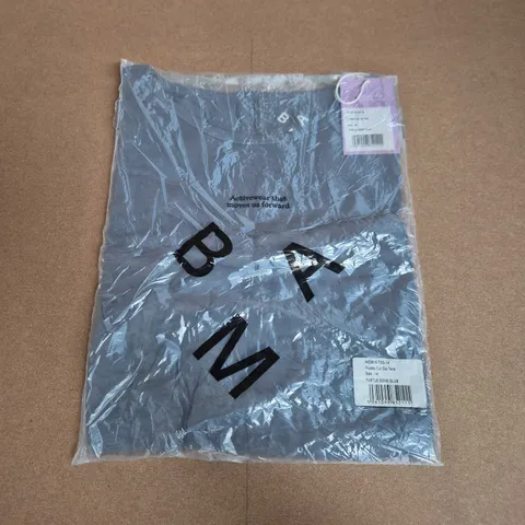 BAGGED BAM FLUIDITY CUT OUT TANK IN TURTLE DOVE SLUB - SIZE 14