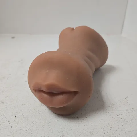 FLESH-TONED SILICONE SEX TOY (DOUBLE-ENDED)