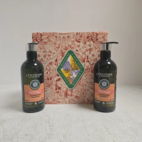 L'OCCITANE SHAMPOO DUO SET (2 X 300ML BOTTLES)