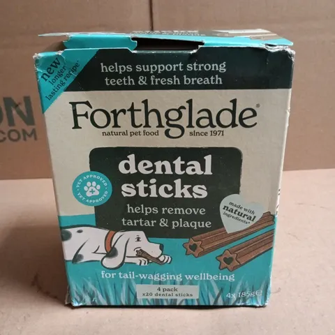 FORTGLADE DENTAL STICKS FOR DOGS – 20 STICKS