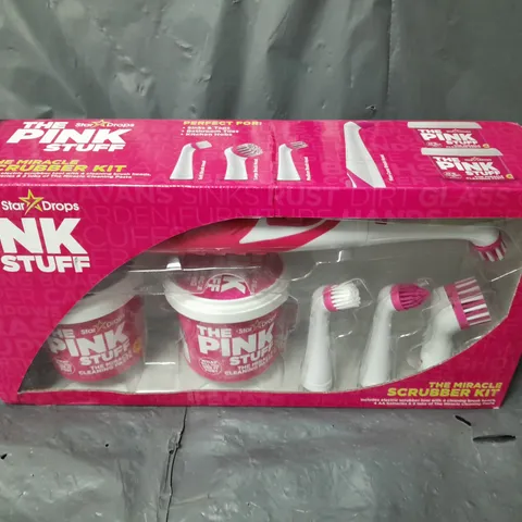 BOXED STAR DROPS THE PINK STUFF THE MIRACLE SCRUBBER SET