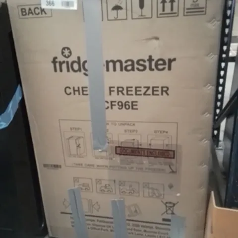 BOXED FRIDGEMASTER MCF96E FREESTANDING 96L CHEST FREEZER - WHITE