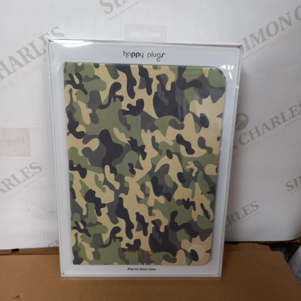 LOT OF 10 HAPPY PLUGS IPAD AIR BOOK CASES - CAMO