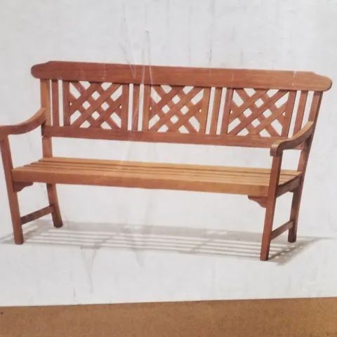 BOXED ROBERT DAYS FENCE 3 SEATER BENCH FSCP