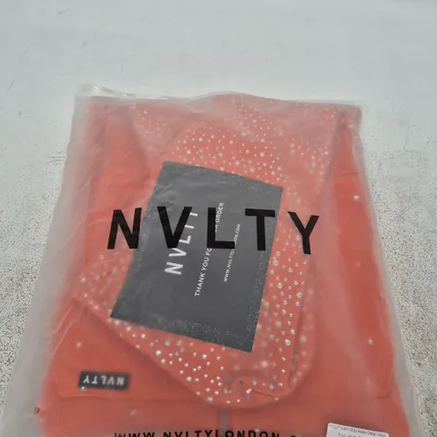 NVLTY LONDON ZIP HOODIE β ORANGE β MEDIUM