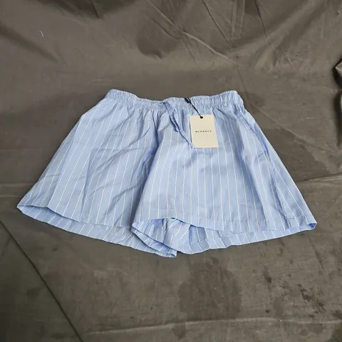 BLAKELY SHORTS IN BLUE STRIPE SIZE S