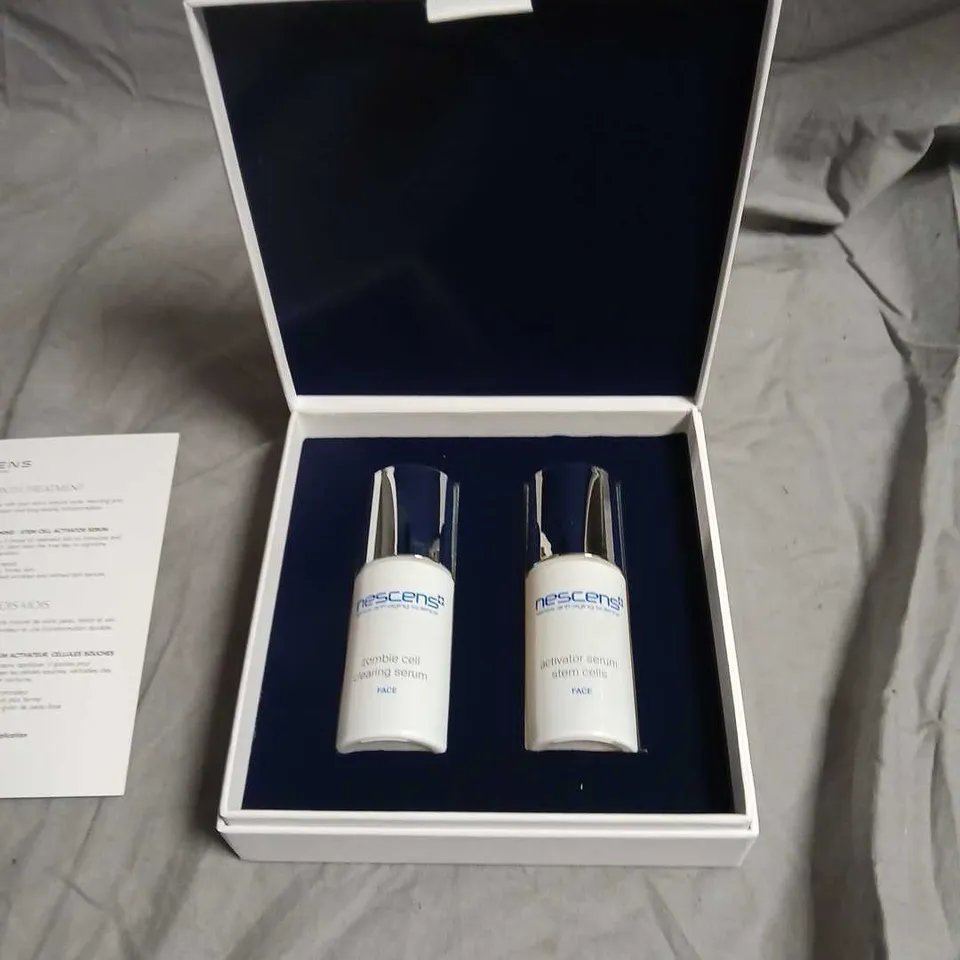 NESCENS CELL EXPERT SERUM PAIR – FACE DAY & NIGHT, 2 X 30ML, BOXED SET
