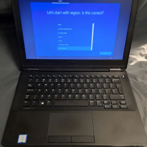 UNBOXED DELL LATITUDE E7270 INTEL I5 VPRO LAPTOP IN BLACK