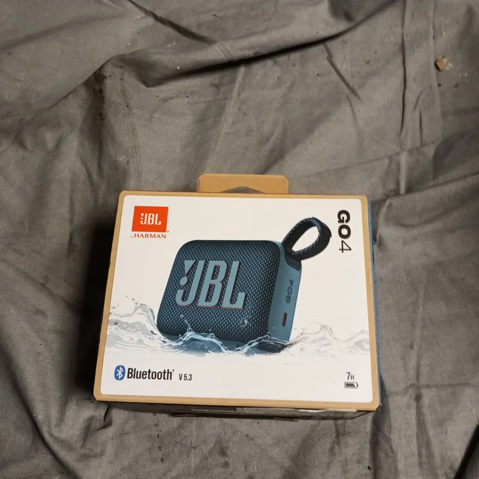 JBL GO 4 PORTABLE BLUETOOTH SPEAKER – BLUE (BOXED)