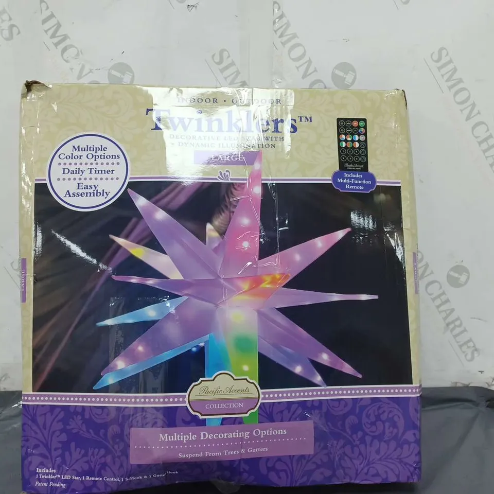 BOXED PACIFIC ACCENTS STAR BURST LIGHT