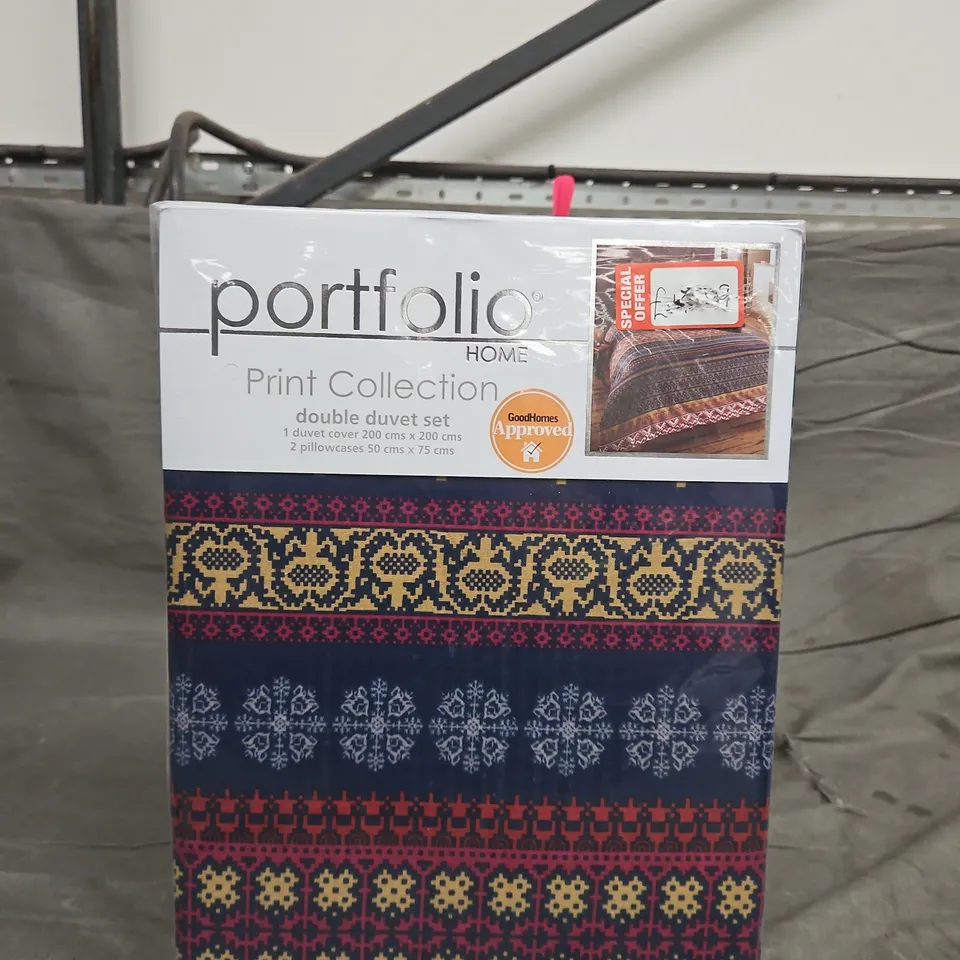 PORTFOLIO HOME DOUBLE DUVET SET