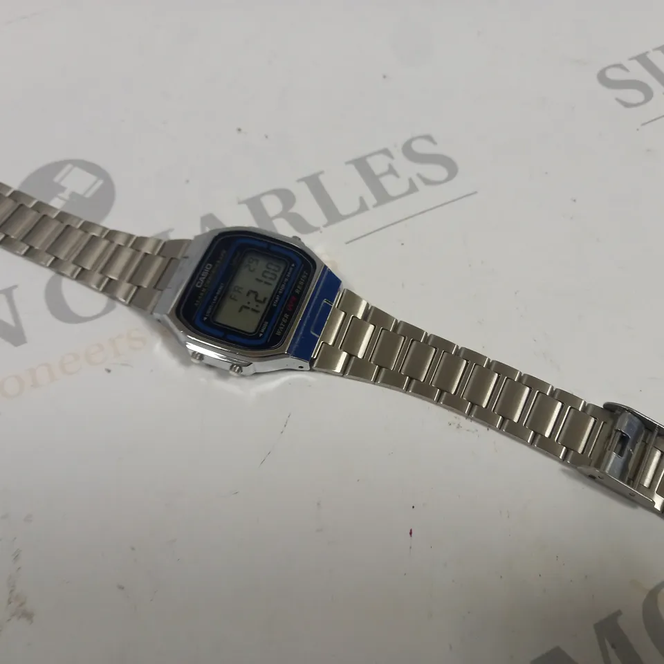 CASIO STAINLESS STEEL DIGITAL WATCH