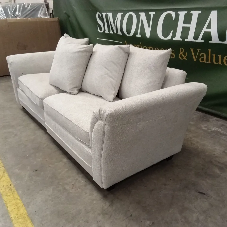 DURY CHUNKY WEAVE 4 SEATER SCATTERBACK SOFA - NATURAL RRP £699