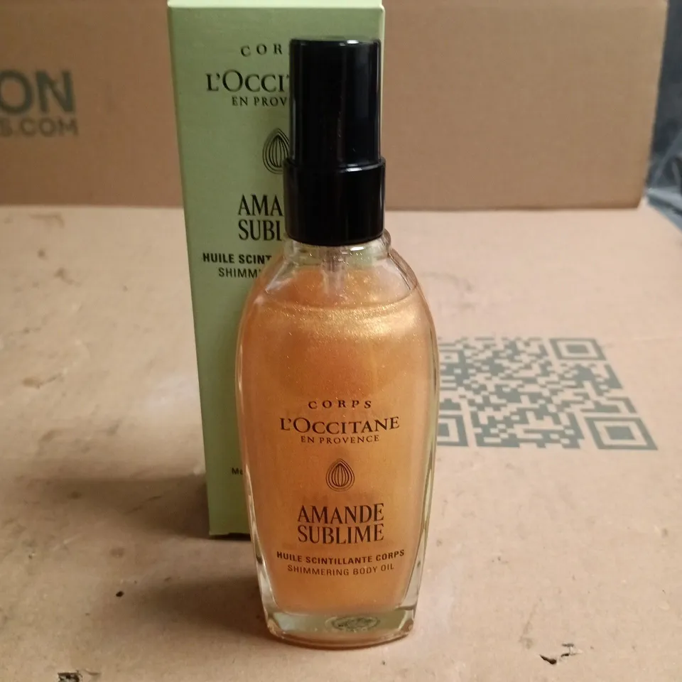 L'OCCITANE AMANDE SUBLIME SHIMMERING BODY OIL 100ML