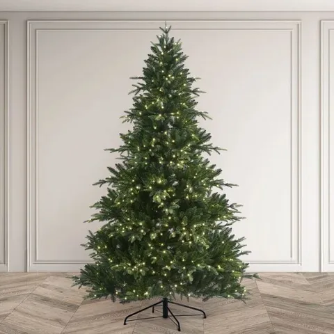 BOXED ROYAL LIGHTED ARTIFICIAL FIR CHRISTMAS TREE
