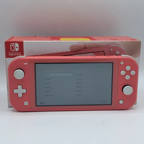 NBOXED NINTENDO SWITCH LITE IN CORAL - HDH-001
