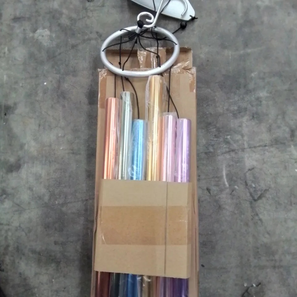 BOXED HOME2GARDEN MULTI COLOURED WIND CHIME