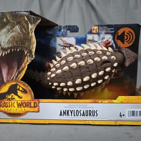 JURASSIC WORLD DOMINATION ROAR STRIKERS ANKYLOSAURUS 