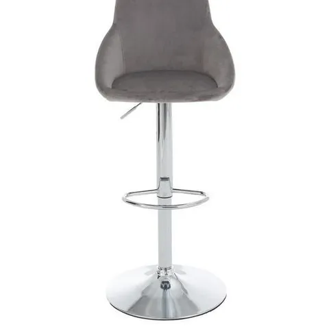 DAHLIA GAS LIFT BAR STOOL - GREY