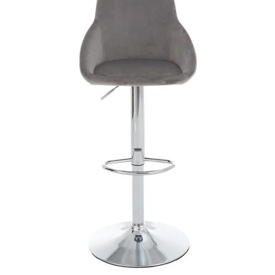 DAHLIA GAS LIFT BAR STOOL - GREY  RRP £99