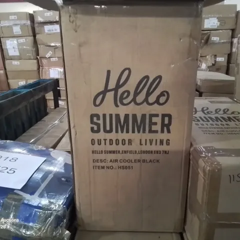 BOXED HELLO SUMMER OUTDOOR LIVING AIR COOLER 