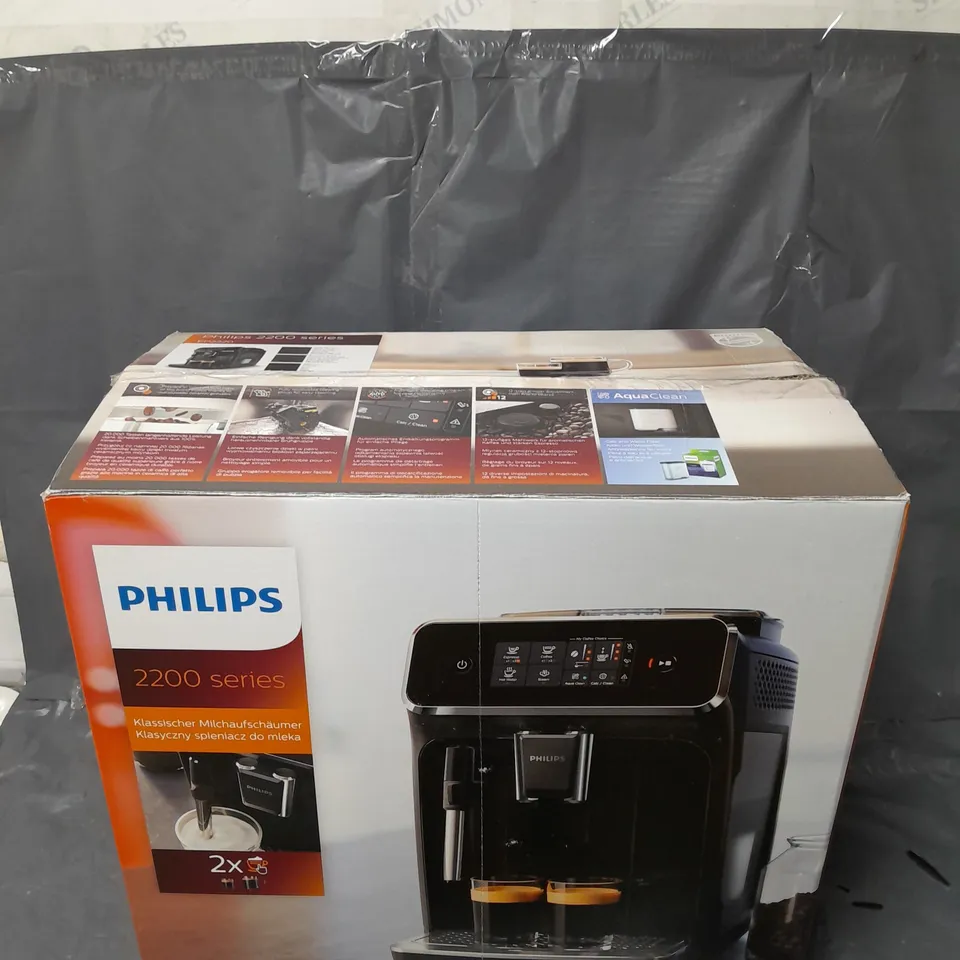 BOXED PHILIPS 2200 SERIES COFFEE MACHINE