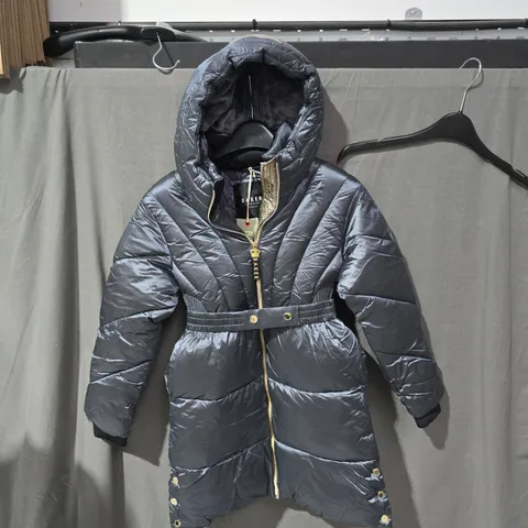 BAKER BY TED BAKER LONDON QUILTED HOODED COAT – WOMEN'S, GREY