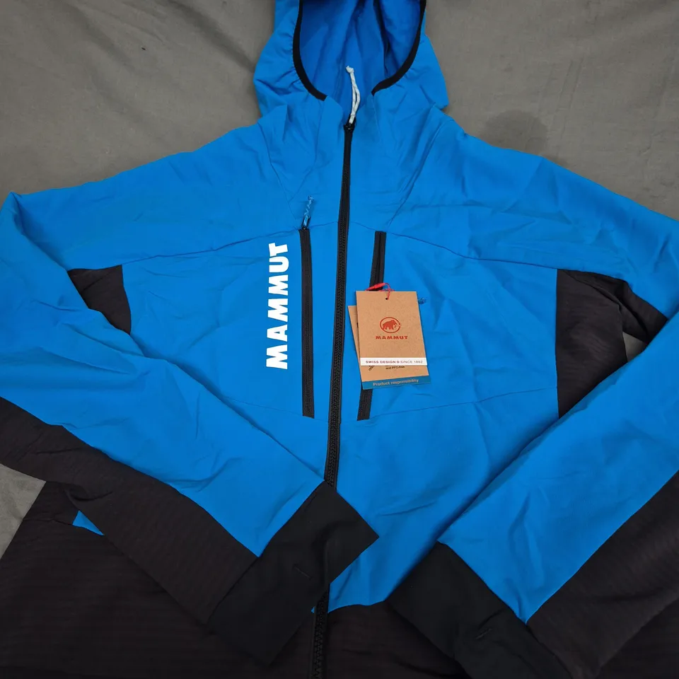 MAMMUT AENERGY SO HYBRID HOODED JACKET - SIZE LARGE