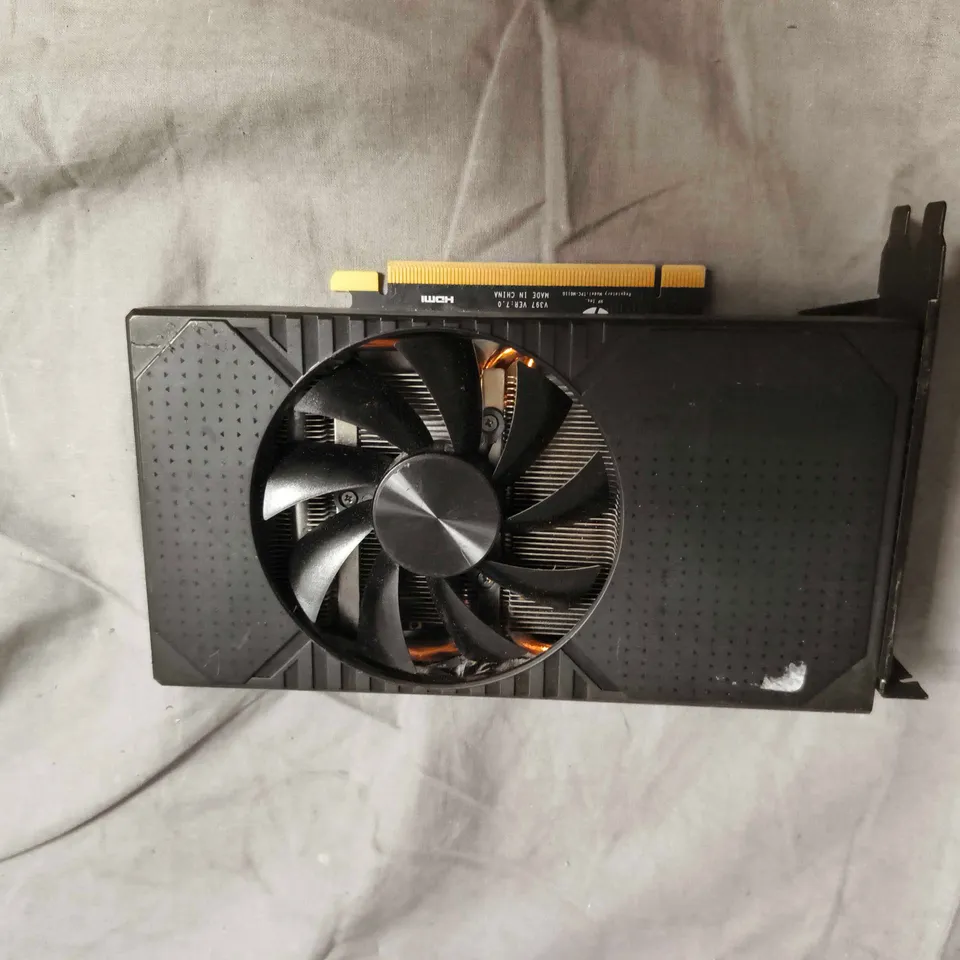 NVIDIA GeForce RTX Graphics Card – PCIe x16, Used (4-port HDMI/DisplayPort outputs) 