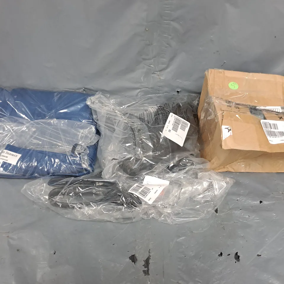 APPROXIMATELY 10 ASSORTED ITEMS TO INCLUDE SWIVEL SHEARS, 750ML JUG, FLIPFLOPS, ETC