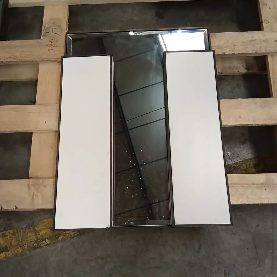 QUALITY DESIGNER CRYSTAL MIRROR WITH WINGS AND BRASS