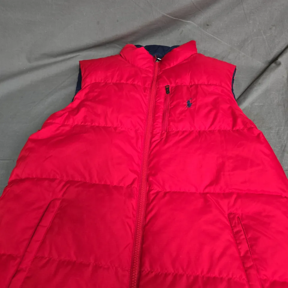 POLO RALPH LAUREN QUILTED PADDED GILET - SIZE UNSPECIFIED