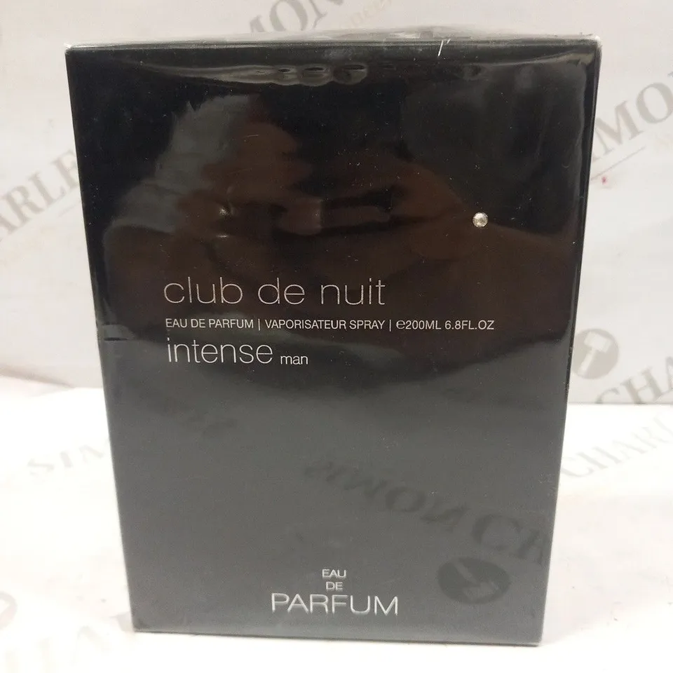 BOXED AND SEALED CLUB DE NUIT EAU DE PARFUM INTENSE MAN 200ML