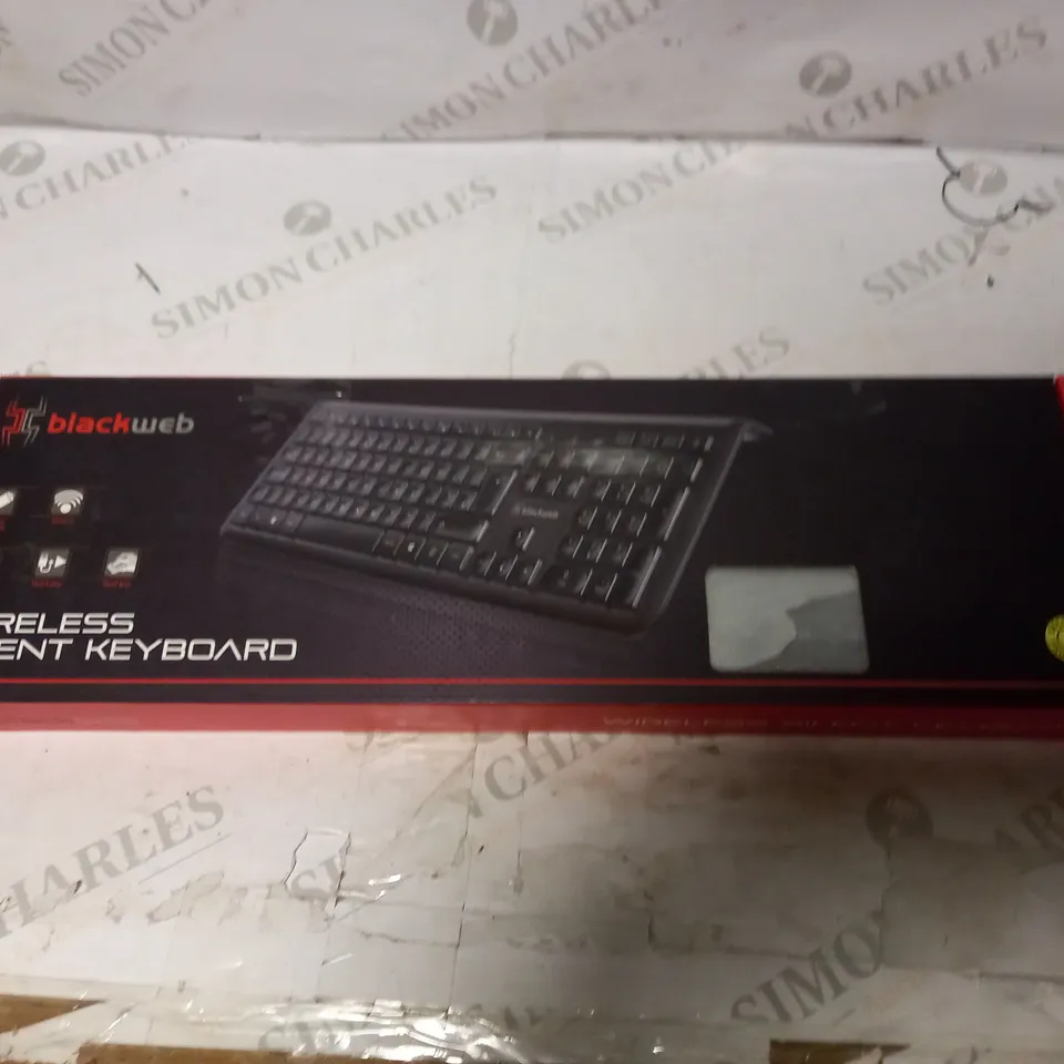 BLACKWEB WIRELESS SILENT KEYBOARD 