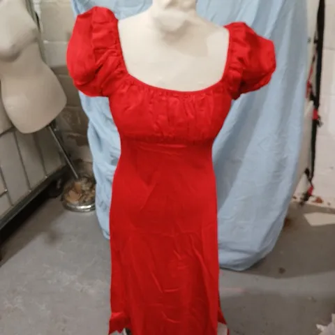 NOBODY'S CHILD RED DRESS β PARTY DRESS - UK SIZE 6