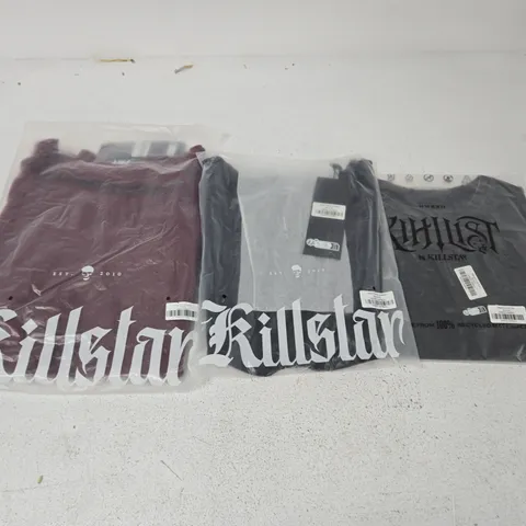 LOT OF APPROXIMATELY 50 BRAND NEW KILLSTAR ITEMS TO INCLUDE ELDRITCH TOPS, NIGHTREIN CORSETS AND ENDLESS VOID TOPS - VARIOUS SIZES