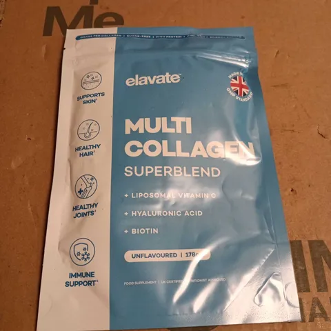 ELAVATE MULTI COLLAGEN SUPERBLEND β UNFLAVOURED - 178G