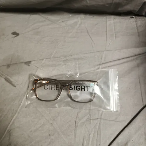 BOX OF ASSORTED GLASSES INCLUDING ONE READER , GLASSES DIRECT AND DIRECT SIGHT 