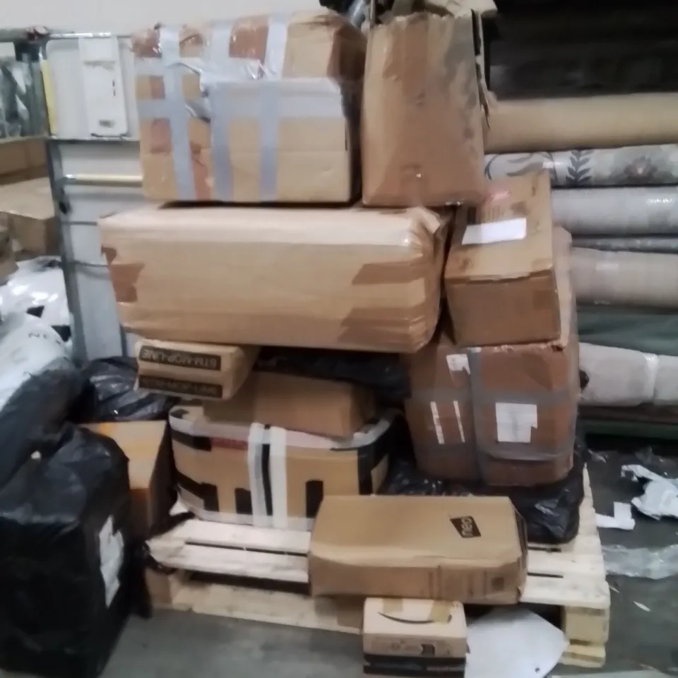 PALLET OF NEO PRODUCTS AND ASSORTED HOUSEHOLD GOODS TO INCLUDE,STEAMER,SUITCASE,LED SNOWMAN 