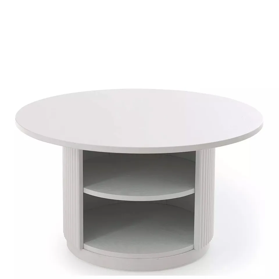 BOXED CARINA COFFEE TABLE - WHITE (1 BOX)
