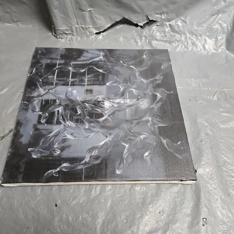 ABSTRACT PAINTING ON STRETCHED CANVAS