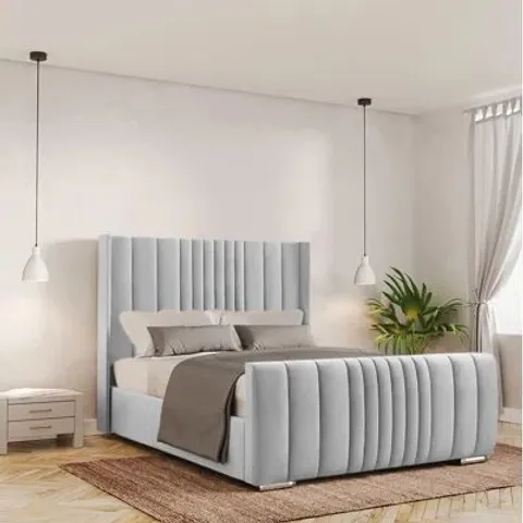 SCHWAMM UPHOLSTERED BED FRAME (4 PARTS)