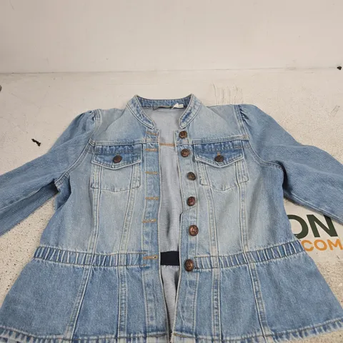 MINT VELVET WOMEN'S DENIM JACKET – SIZE M, LIGHT WASH