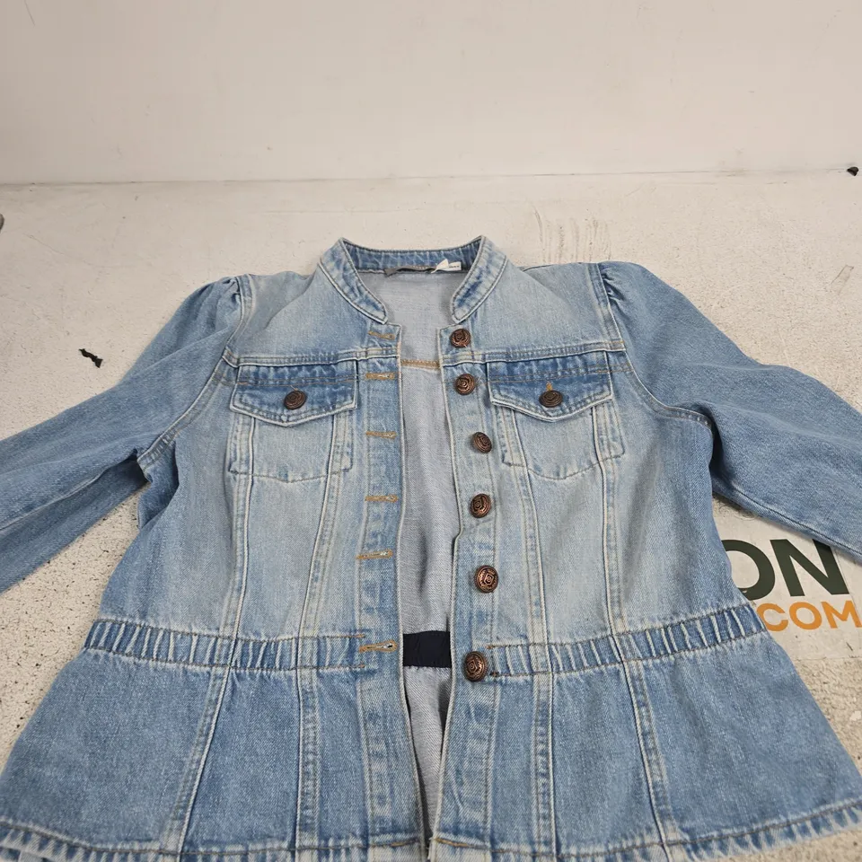 MINT VELVET WOMEN'S DENIM JACKET – SIZE M, LIGHT WASH