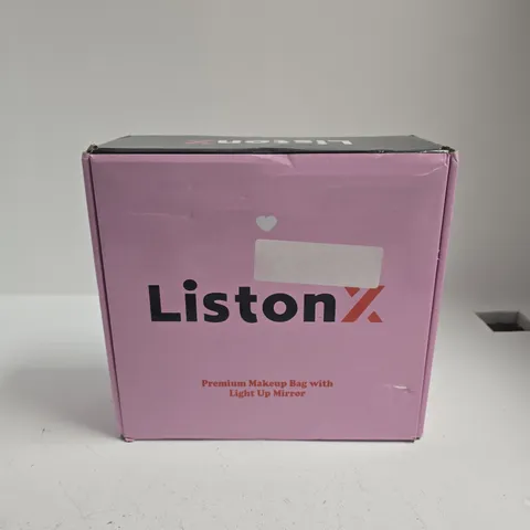 BOXED LISTON X PREMIUM MAKEUP BAG WITH LIGHT UP MIRROR