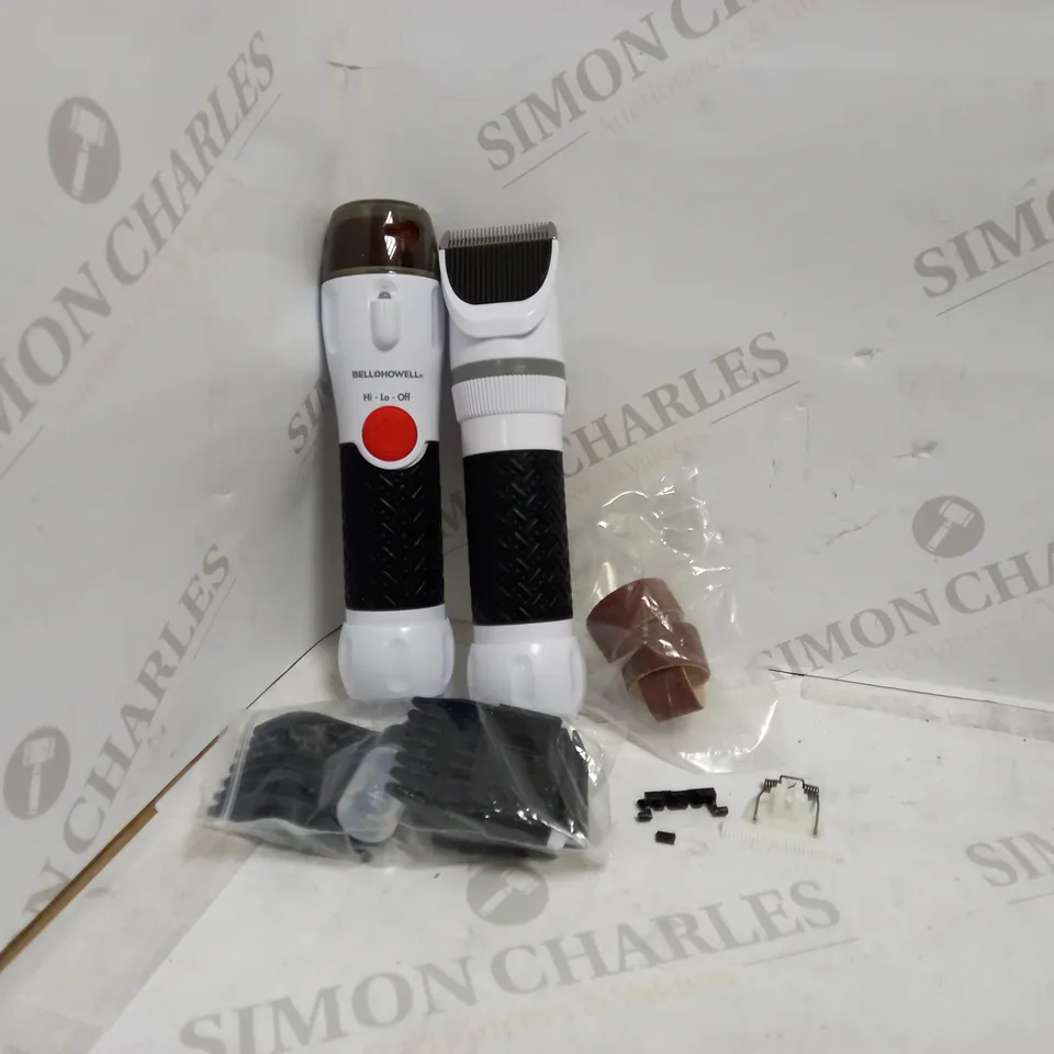 BELL & HOWELL PET HAIR TRIMMER & NAIL FILER