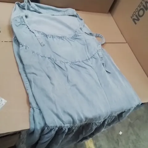 BOXED BRAND NEW APPROXIMATELY 14 SIMPLY BE LIGHT WASH MAXI TENCEL DRESS SIZE 20