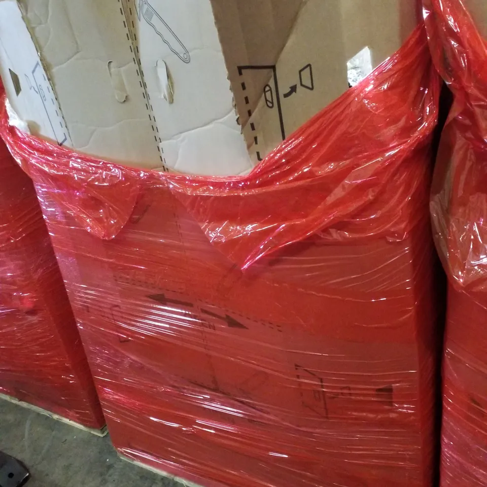 PALLET CONTAINING ASSORTED PRODUCTS INCLUDING PROJECTOR SCREEN, MOONLIGHT TREASURE BOX, TV WALL MOUNT, RETRACTABLE SAFETY & GAMING MOUSE PAD